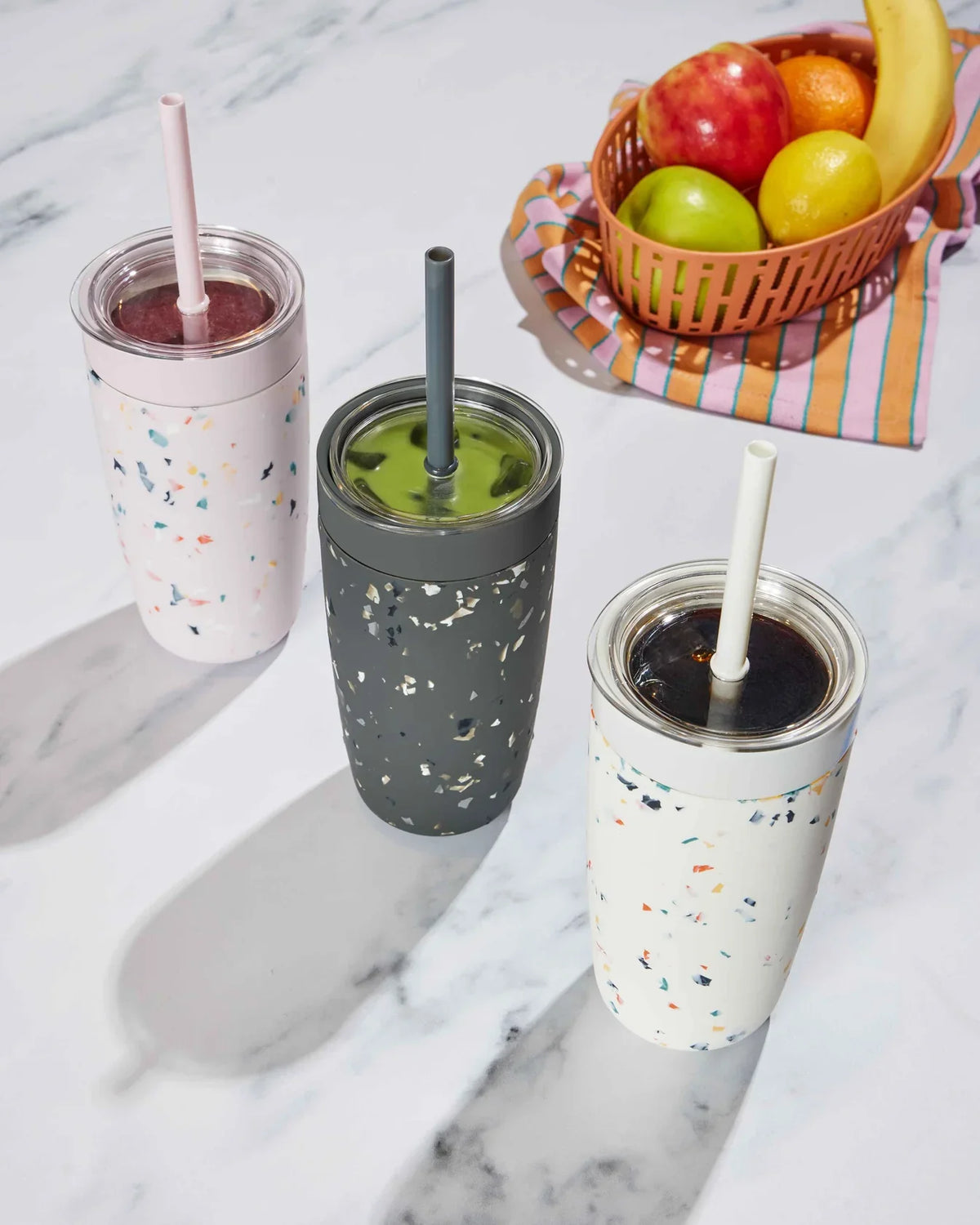 Insulated Tumbler With Straw Lid